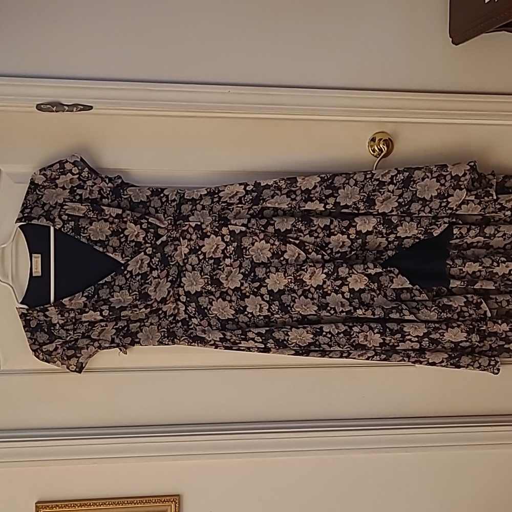 LIKE NEW Altar'd State Floral Print High Low Floral Short Sleeved Dress - Picture 1 of 12